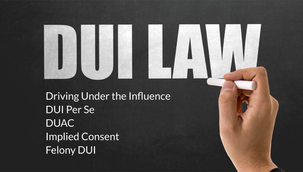 DUI per se in SC DUAC