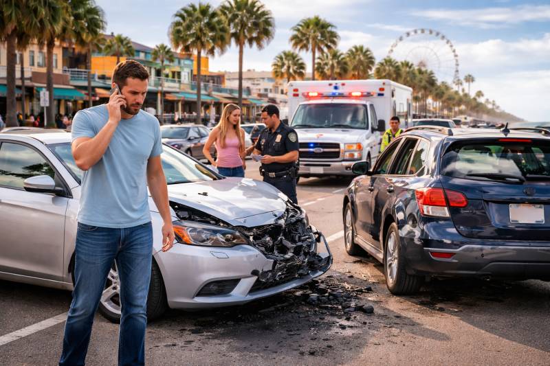 What to Do Immediately After a Car Accident in Myrtle Beach or Charleston