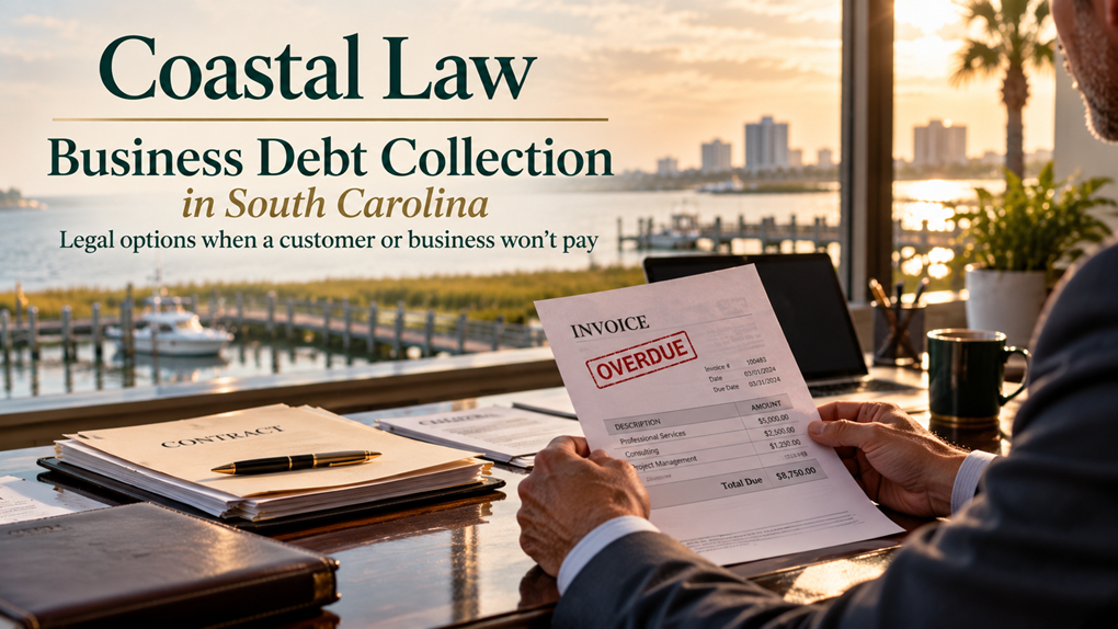 Someone Owes Your Business Money: What Are Your Legal Options in South Carolina?